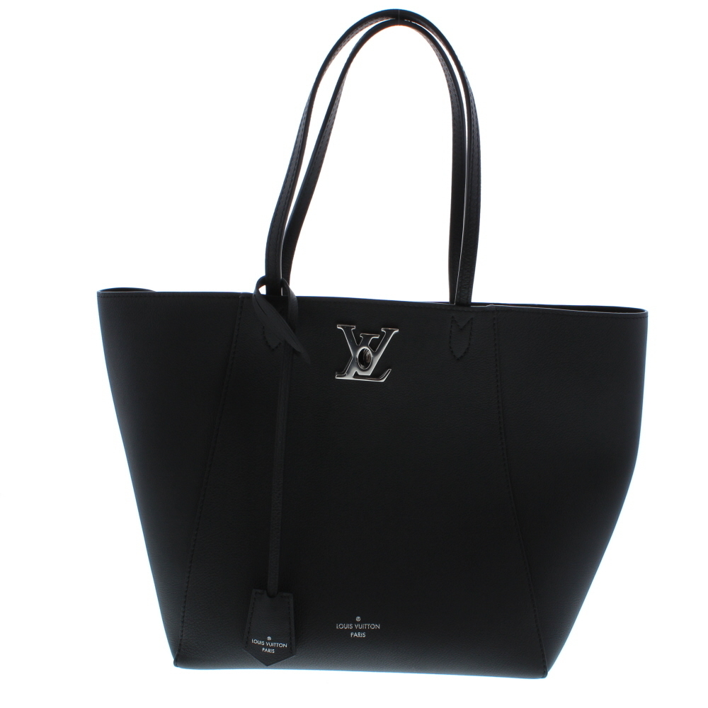 Louis Vuitton LockMe Shoulder Bag Black